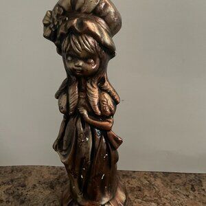 Vintage figurine girl figurine